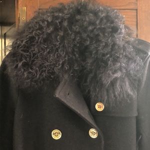 Michael Kors Wool/fur fashion jacket.